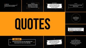 Videohive Modern Quotes | After Effects 37437294 Titles template preview