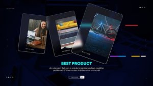 Videohive 4K Dynamic Glass Box Slideshow Video Displays template preview
