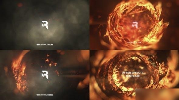 Videohive Fire Logo Intro 38109708 Logo Stings template preview