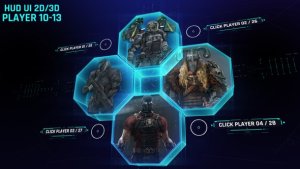Videohive HUD UI 2d/3d Player 10-13 Elements template preview