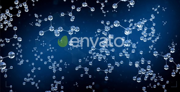 Videohive Molecule Reveal Logo Stings template preview