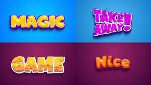 Videohive Text Effect - Cartoon Style 04 Titles template preview