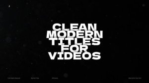 Videohive Big Text-Titles | After Effects Titles template preview