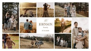 Videohive Family Photo Collage Video Template Video Displays template preview