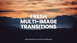 Videohive Multi-image Transitions For After Effects Elements template preview