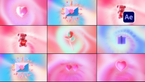 Videohive Valentine Transitions 56491003 Elements template preview