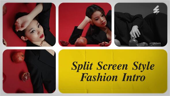 Videohive Split Screen Intro Openers template preview