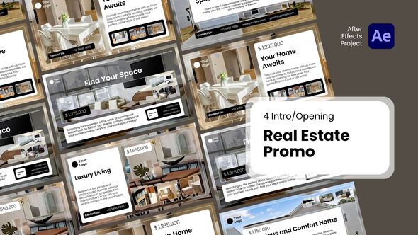 Videohive Intro/Opening - Real Estate Promo After Effects Template Product Promo template preview
