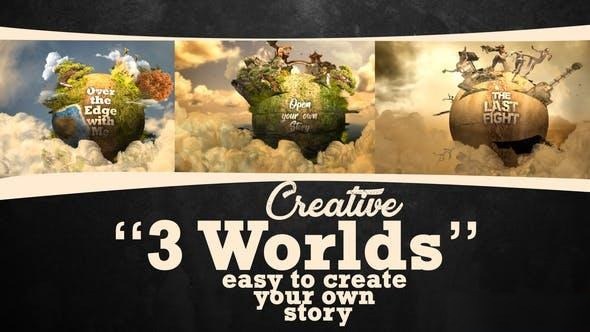 Videohive 3 Worlds Openers template preview
