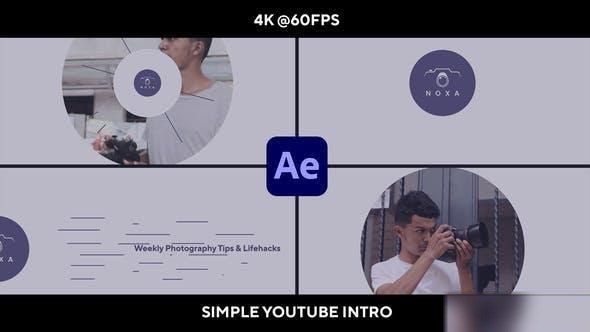 Videohive Noxa - Simple YouTube Intro Openers template preview