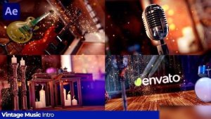 Videohive Vintage Music Intro Openers template preview