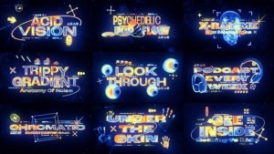 Videohive Neon Heat Titles Titles template preview