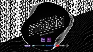 Videohive Stream Chatting Pack Broadcast-packages template preview