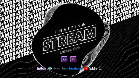 Videohive Stream Chatting Pack Broadcast-packages template preview