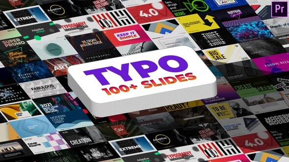 Typography | MOGRTs Video Displays template preview