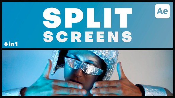 Videohive Multiscreen Transitions - 2 Split Screen - Vol. 03 Elements template preview