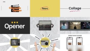 Videohive Cinema Collage Opener Openers template preview