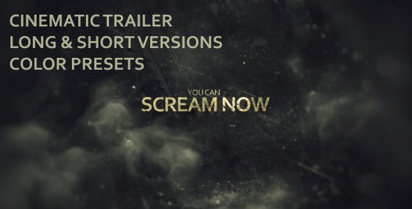 Videohive Evil Dead Trailer Video Displays template preview