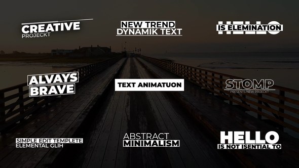 Videohive Text Animation | After Effects 46200102 Titles template preview