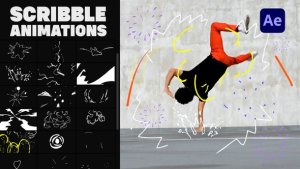 Videohive Abstract Scribble Animations for After Effects Elements template preview