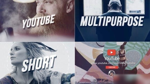 Videohive Youtube Profile Promo Openers template preview