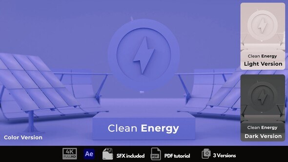 Videohive Clean Energy Logo Stings template preview