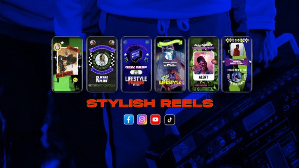 Videohive Stylish Reels Product Promo template preview