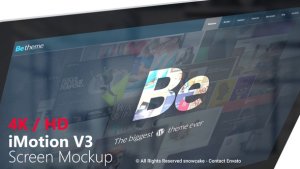 iMotion Screen Mockup Video Displays template preview