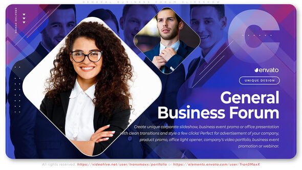 Videohive General Business Forum Slideshow Openers template preview