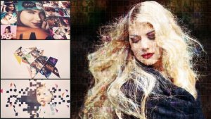 Videohive Mosaic Photo Animation Video Displays template preview