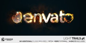 Light Trails 4K Video Displays template preview