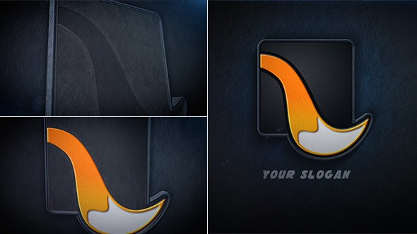 Videohive Leather Logo Reveal Logo Stings template preview