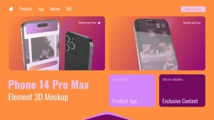 Videohive App Promo Phone 14 Pro 43422500 Product Promo template preview