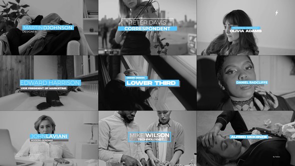 Videohive Lower Thirds 2.0 | After Effects 53317780 Elements template preview