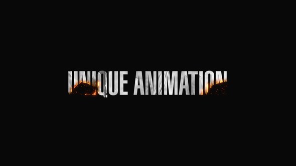Videohive Burning Titles 59675197 Titles template preview