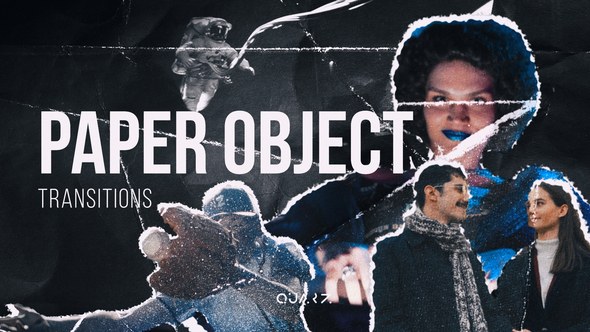 Videohive Paper Object Transitions for After Effects Elements template preview