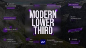 Videohive Modern Lower Third 59388754 Elements template preview