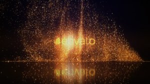 Videohive Gold Glitters Logo Reveal Logo Stings template preview