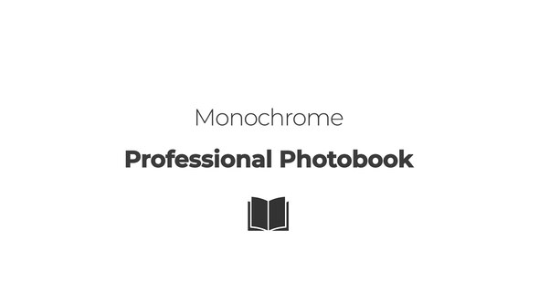 Videohive Monochrome. Professional Photobook Product Promo template preview