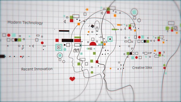 Videohive Head Technology Logo Stings template preview
