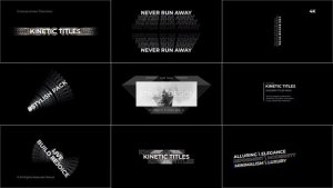 Videohive Kinetic Titles 2.0 | After Effects 52126172 Titles template preview