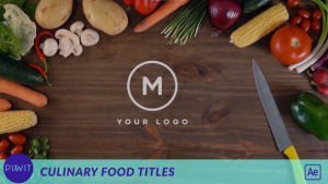Videohive Culinary Food Titles Real Footage Openers template preview