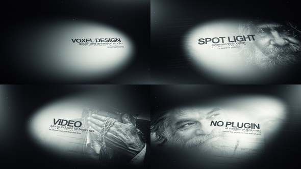 Videohive Spotlight Cinematic Title Openers template preview