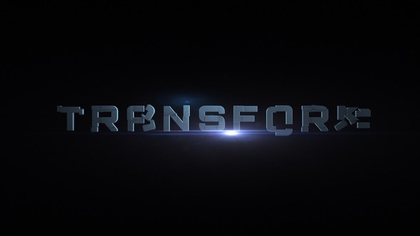 Transform Type - Animated Typeface Video Displays template preview