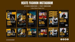 Videohive Heate Fashion Instagram Product Promo template preview