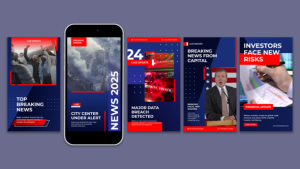 Videohive News Instagram Story Openers template preview