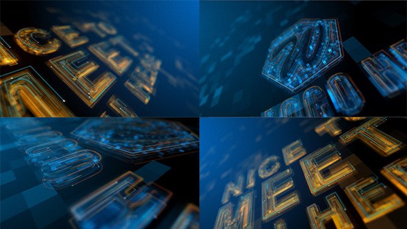 Videohive High Tech Grow Line Logo Logo Stings template preview