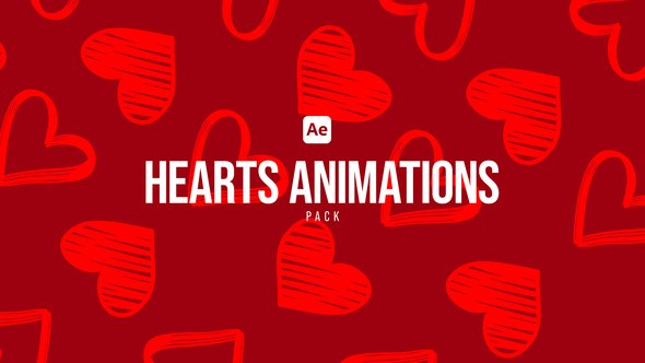 Videohive Heart Animations Pack Elements template preview