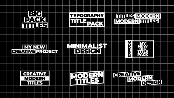 Videohive Text Animation V4.0 | AE Titles template preview