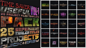 Avengers SuperHeroes Pack Video Displays template preview
